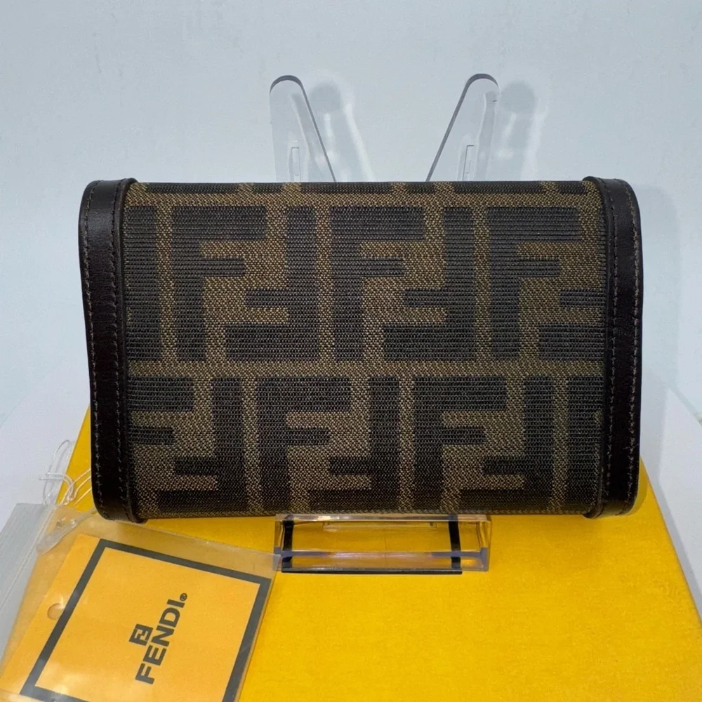 Fendi Zucca Wallet Vintage NWT
